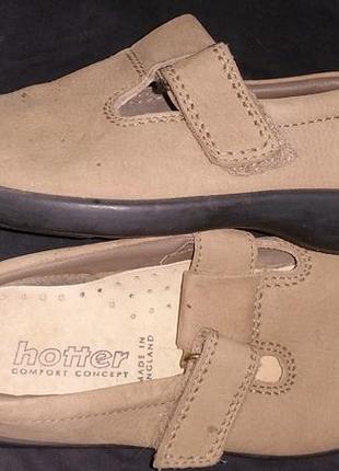 38р-23.8 нубук hotter comfort concept идеальное состояние стелька вынимается 23.8 от края до края ш