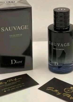 Фужерний аромат парфума sauvage christian dior 100ml.