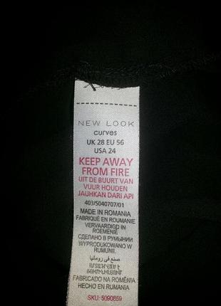 Черная блуза с открытыми плечиками new look 28 uk6 фото