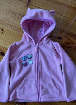 Флисовая кофта для девочки 98р. mothercare