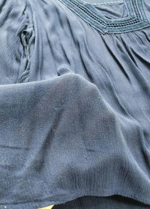 ❤️темно-синяя блуза5 фото
