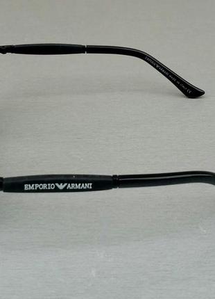 Emporio armani очки капли унисекс солнцезащитные зеркальные металлик4 фото