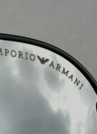 Emporio armani очки капли унисекс солнцезащитные зеркальные металлик10 фото