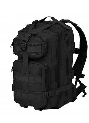 Рюкзак тактичний військовий чоловічий комбат чорний сумка8 фото