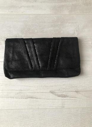 Клатч кожа с напылением
