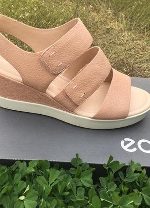 Женские  босоножки   ecco shape wedge  272613 011181 фото