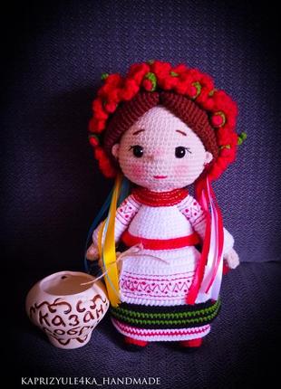 Українка та козак, сувенірні ляльки3 фото