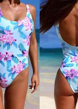 Відрядний злитий купальник