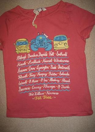 Футболка fat face 6-7л