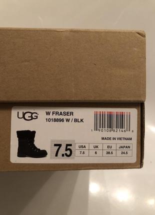 Круті зимові черевики ugg women's fraser ankle bootie оригінал!5 фото