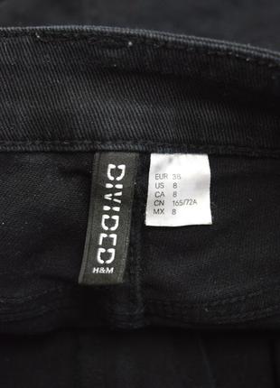 Чёрные джинсовые шорты базовые4 фото