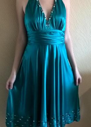 Нарядное платье nicholas  millington с камнями