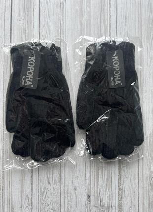 Корона перчатки новые очень теплые4 фото