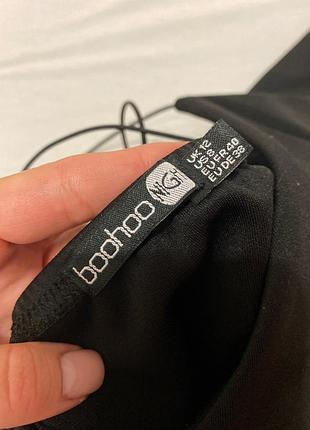 Чёрное платье вечернее boohoo night 4