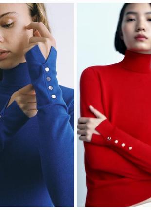 Стильные и качественные гольфы с высоким воротником от zara