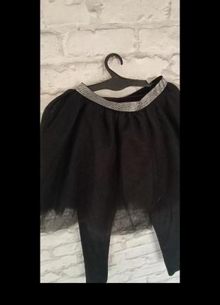 Комплект дівчині юбка пачка фатінова +лосіни 136-150см4 фото