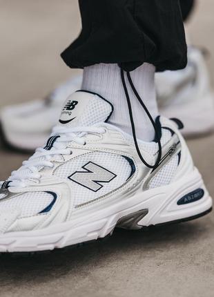 Жіночі кросівки new balance 530 white navy2 фото