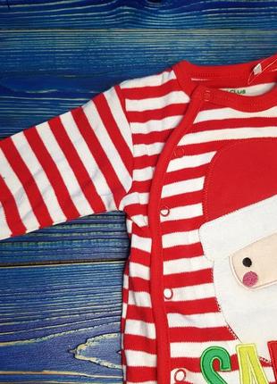 Новогодний человечек, слип, пижама новогодняя для новорожденного мальчика cool club4 фото