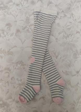 Тёплые супермягкие колготки cozy tights с сердечком от tu