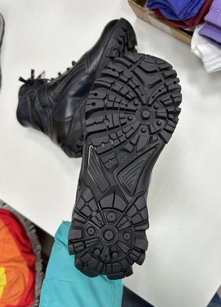 Зимние кожаные ботинки на меху  35р7 фото