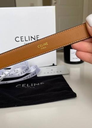 Ремень celine brown premium2 фото