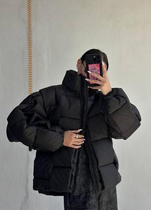 Зимняя теплая куртка плетенка плащевка, наполнитель - синтепон (плотность 250)7 фото