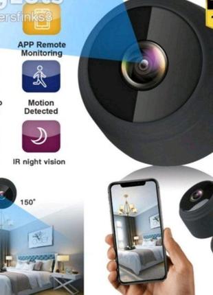 Міні камера ір відеоспостереження безпровідна7 фото