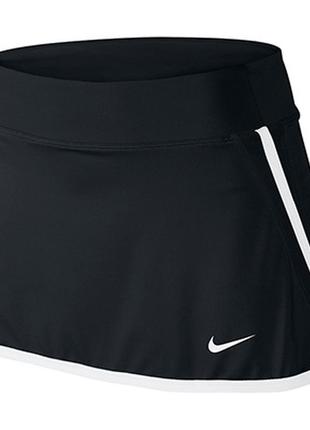 Жіноча спідниця nike power skirt - чорно-біла