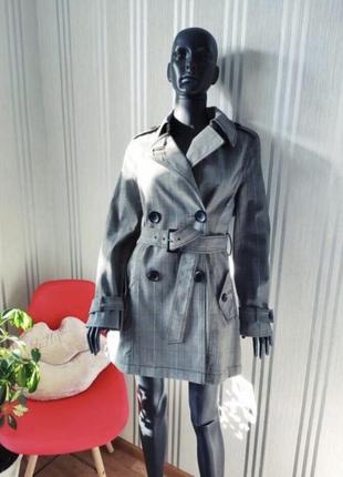 Тренч плащ в клетку маст хев брендовый hobbs