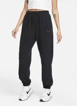 Штани фоісові шерпа teddy спортивні теплі nike sportswear plush jogger black 
dq6812-0101 фото