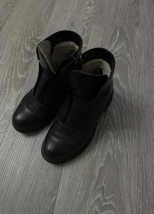 Ботинки/ зимние ботинки / кожаные ботинки2 фото