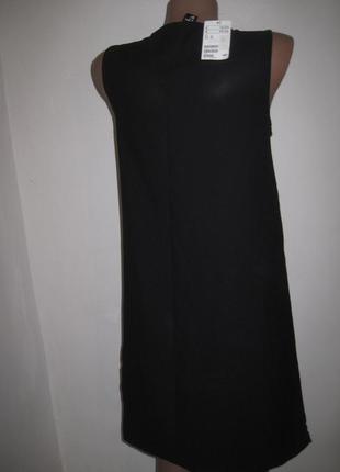 Черное платье с бисером h&m р-р145 фото