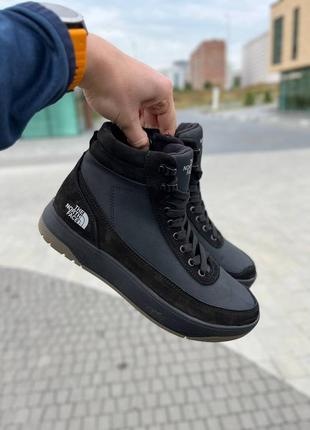Чоловічі зимові шкіряні кросівки The north face