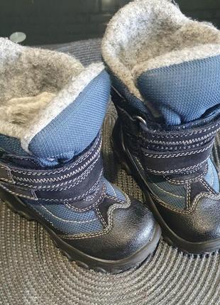 Зимние мембранные ботинки сапожки на мальчика romika3 фото