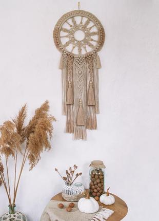 Панно макраме на стену