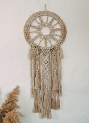 Панно макраме на стену