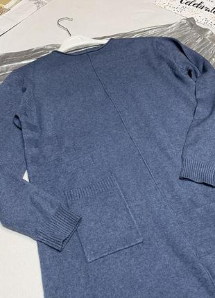 Теплая вязаная туника удлиненный свитер свободного кроя от итальянского бренда melody❄️ размер l/ xl2 фото