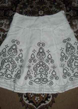 Летняя нарядная женская юбка на 46/48р