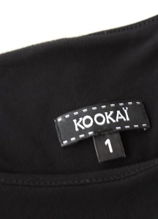 Брендовое длинное черное платье комбинация на бретелях ланцойжках струящаяся от kookai6 фото