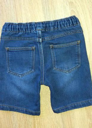 Эластичные джинсовые шорты matalan,рост 104 см (4 года).3 фото