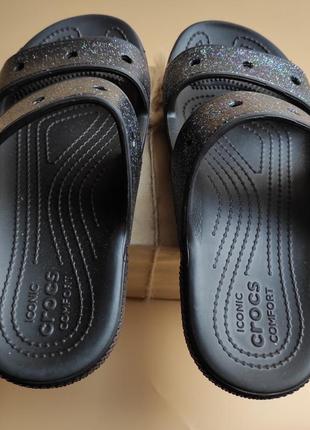 Шльопанці шльопки  крокс crocs м5 w7 р.37 довжина устілки 23 см.4 фото