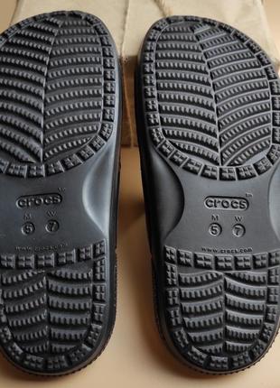 Шльопанці шльопки  крокс crocs м5 w7 р.37 довжина устілки 23 см.5 фото