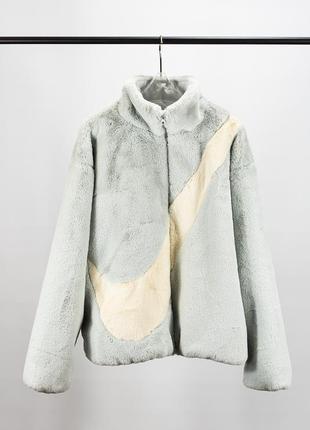 Зимняя курточка  nike faux fur jacket original3 фото