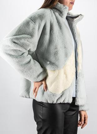 Зимняя курточка  nike faux fur jacket original6 фото