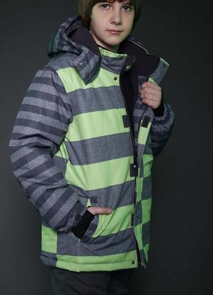 Зимова термокуртка малахіт ski tour pidilidi 128. 140p