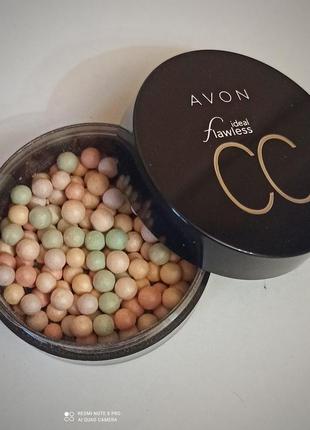 Пудра в шариках avon ideal flawless cc / "идеальный оттенок"