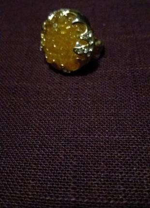 Кольцо бижутерия крупный перстень подарок к любой покупке стартуя  с 99грн