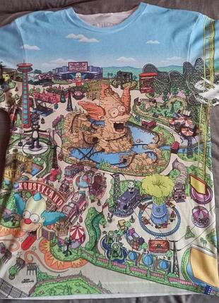 Футболка крастіленд сімпсони (krustyland simpsons)