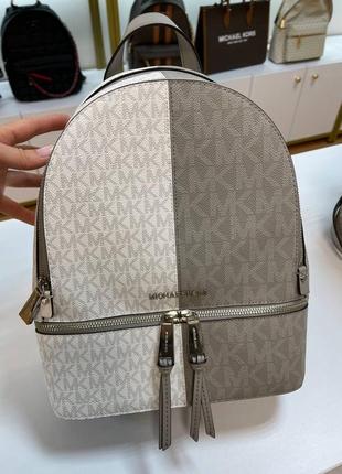 Рюкзак брендовий michael kors rhea medium logo backpack подарунок дружині/дівчині