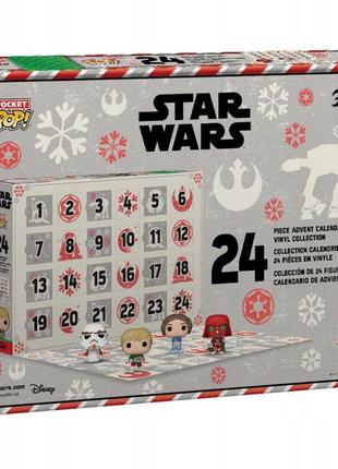Різдвяний календар funko pop! star wars holiday advent kalendar  24 шт.2 фото